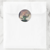 Shadow Spirit Runder Aufkleber (Tasche)