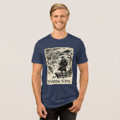 Shadow Strike Samurai Ink Art Tri-Blend Shirt (Vorderseite voll)