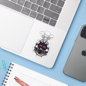 🌑 Shadow Summoner Aufkleber – Anime-inspiriertes  (Laptop mit iPhone)