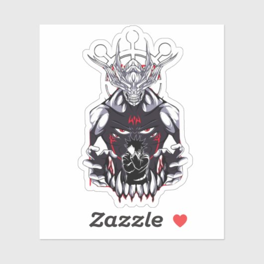 🌑 Shadow Summoner Sticker – Anime-Inspired Vinyl  (Blatt)