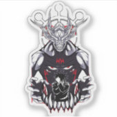 🌑 Shadow Summoner Sticker – Anime-Inspired Vinyl  (Vorderseite)