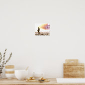 Shadow Surfer - Poster (Küche)