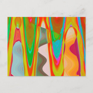 Shadow Talk - Orientalische Farbkunst Postkarte