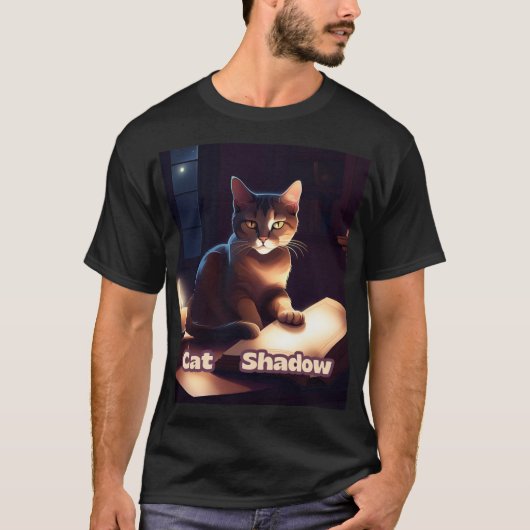 Shadow the Wise Cat - Hüter der Geheimnisse T-Shirt (Vorderseite)