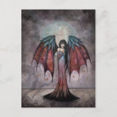 Shadow Trees Gothasy Fantasy Fairy Vampire Art Postkarte (Vorderseite)