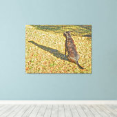 Shadow und seine Leinwand (Insitu (Holzboden))