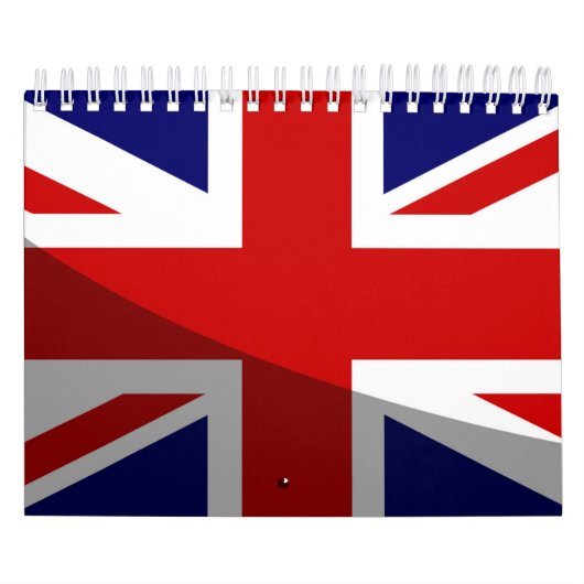 Shadow Union Jack Flag Kalender (Titelbild)