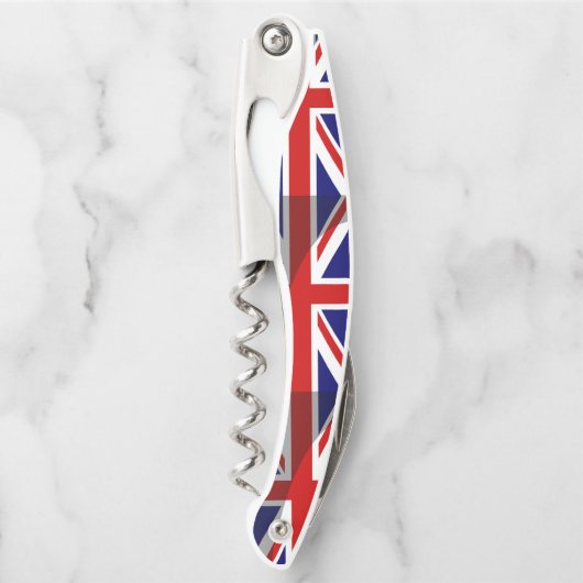 Shadow Union Jack Flag Kellnermesser (Vorderseite)