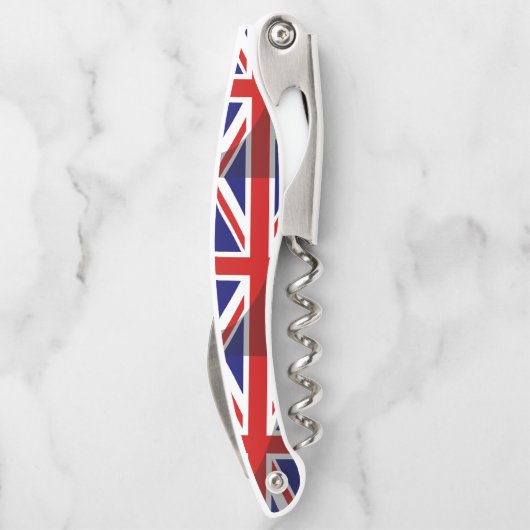 Shadow Union Jack Flag Kellnermesser (Rückseite)
