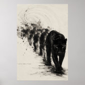 Shadow Walker Black Cat Design Poster (Vorne)