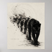 Shadow Walker Black Cat Design Poster (Vorne)