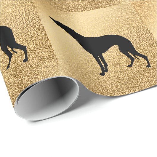 Shadow Whippet Geschenkpapier (Rolleneckpunkt)