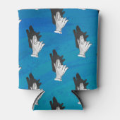 Shadow Wolf auf Blue Dosenkühler (Vorderseite)