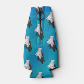 Shadow Wolf auf Blue Flaschenkühler (Rückseite)