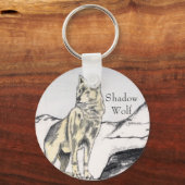 Shadow Wolf Schlüsselanhänger (Vorderseite)