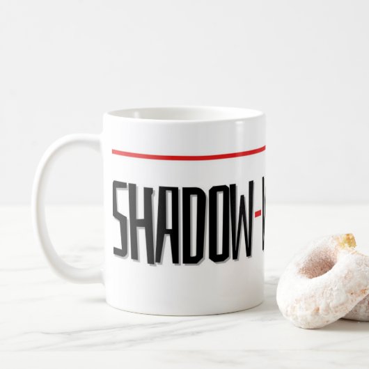 "Shadow Work IT"-Tasse Kaffeetasse (Mit Donut)