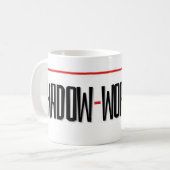 "Shadow Work IT"-Tasse Kaffeetasse (Vorderseite Links)
