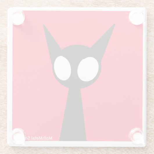 Shadow World - Vex "Hello Hooman" Glasuntersetzer (Rückseite)