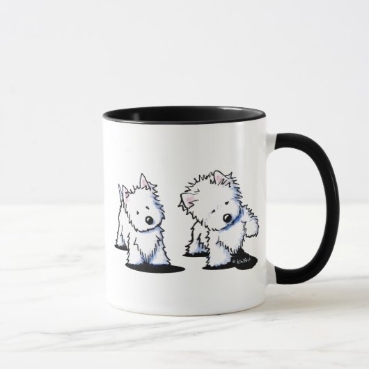 Shadowboxing Westies Tasse (Rechts)