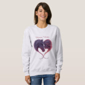 Shadowed Horse & Lady Heart Sweatshirt (Vorne ganz)