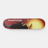 ShadowedMasters_GrandMastersunrise_1_red Skateboard (Horizontal)