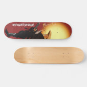 ShadowedMasters_GrandMastersunrise_1_red Skateboard (Horizontal)