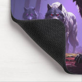 Shadowfang Pack – Midnight Wolves Fantasy Mousepad (Ecke)