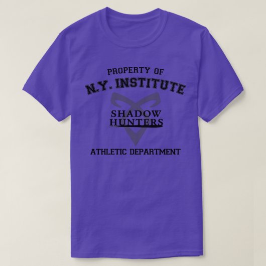 Shadowhunters Property of New York Institute Athle T-Shirt (Design vorne)