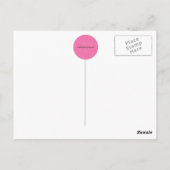 Shadowing Chippewa (Rosa) Postkarte (Rückseite)