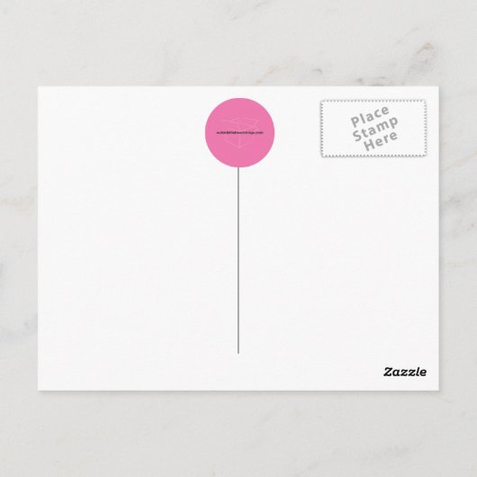 Shadowing Chippewa (Rosa) Postkarte (Rückseite)