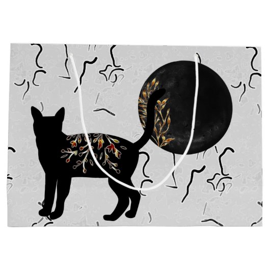 Shadowing Moon Große Geschenktüte (Rückseite)