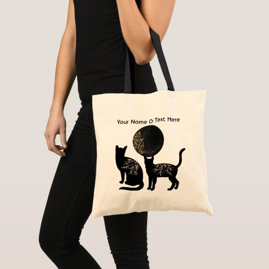 Shadowing Moon Tote Bag Tragetasche (Vorderseite (Produkt))