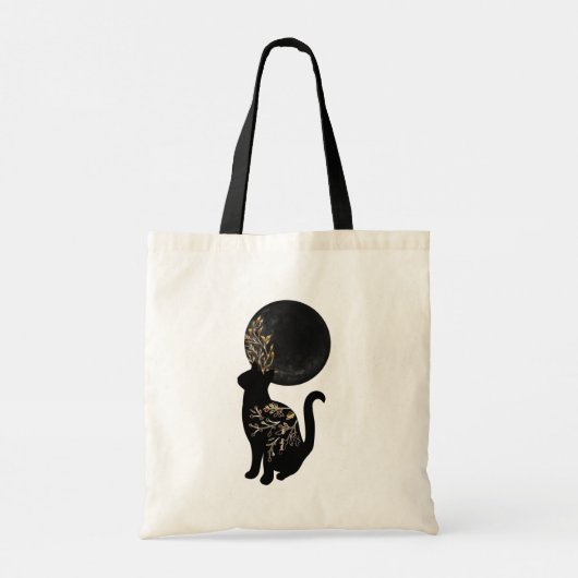 Shadowing Moon Tote Bag Tragetasche (Rückseite)