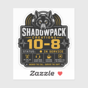 ShadowPack Creations 10-8 (In Betrieb) Aufkleber