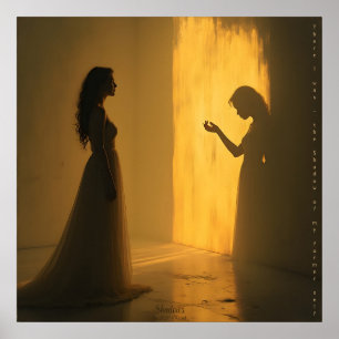 Shadows - AI Fantasy Digital Art Print Poster