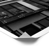 Shadows and Steel: The Silent Giant in the City Poster (Ecke)