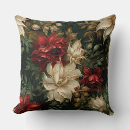 Shadows Christmas Ballet Botanical Kissen