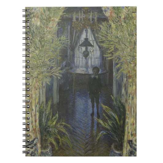 Shadows Hallway Räume Impressionist Notebook Notizblock (Vorderseite)
