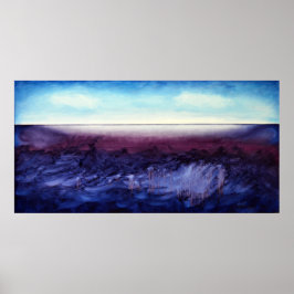 Shadow's Journey Healing Violet & Indigo Print Poster