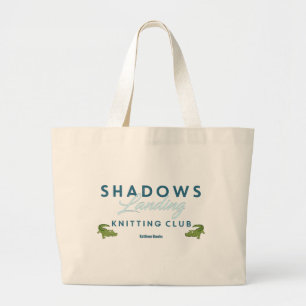 Shadows Landing Knitting Club Jumbo Stoffbeutel