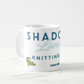 Shadows Landing Knitting Club Kaffeetasse (Vorderseite Links)