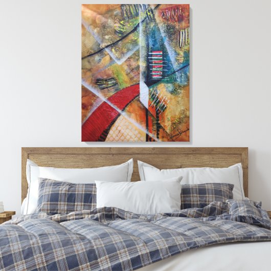 Shadows Leinwanddruck (Insitu (Schlafzimmer))