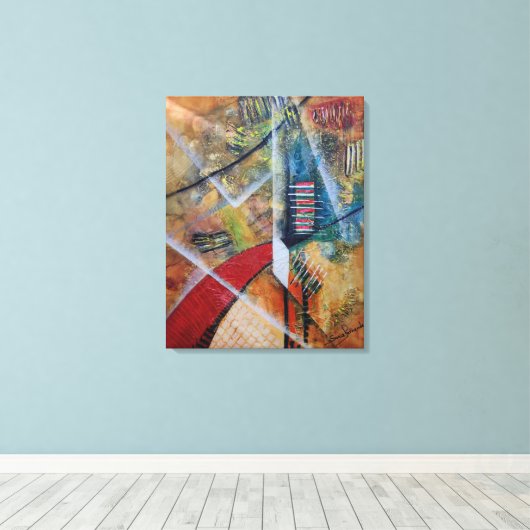 Shadows Leinwanddruck (Insitu (Holzboden))