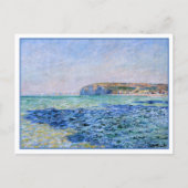 Shadows Sea Cliffs Pourville Claude Monet Postcard Postkarte (Vorderseite)