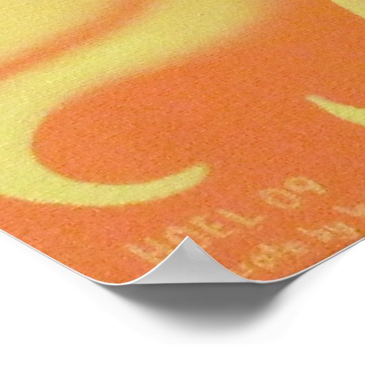 Shadows werden hinter Ihrer Printwerbung fallen Poster (Ecke)