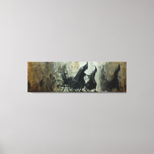 🌃 🎨 Shadowy-Beförderung 🐎 Leinwanddruck (Vorderseite)