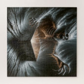 Shadowy Entity briaking free Puzzle (Horizontal)