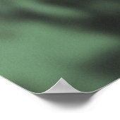 Shadowy Green New York City Rush Hour Crowd Poster (Ecke)