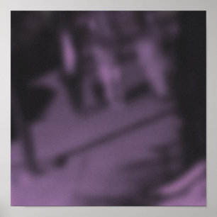 Shadowy Lila NYC-Fußgänger Poster