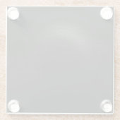 Shady Black - Erstellen Sie Ihre eigene Glasuntersetzer (Rückseite)